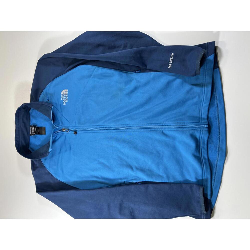 The North Face TKA Stretch Blue Full-Zip Jacket
